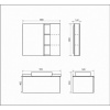 Фото тумба с раковиной comforty милан 90 см 00-00014007