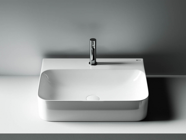 Фото раковина подвесная ceramicanova aura 61 см, цвет: белый cn2001