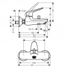 Фото смеситель для ванны hansgrohe novus 71041000