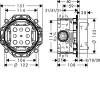 Фото душевая стойка hansgrohe croma 27961670
