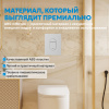 Фото клавиша смыва abber ac0124mw белая матовая