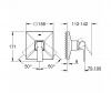 Фото встраиваемый смеситель для душа grohe allure brilliant 24071000, цвет: хром