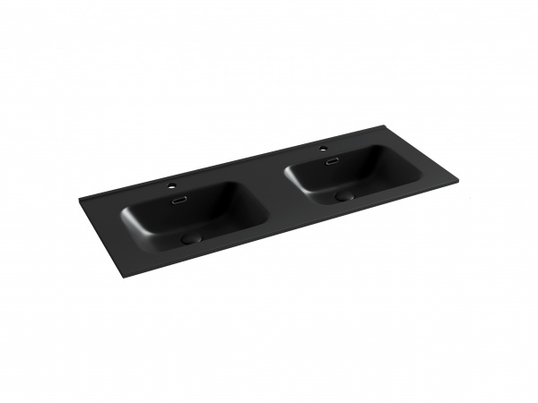 Фото раковина накладная ceramicanova element 121 см, цвет: черный cn7004mb