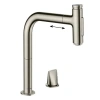 Фото смеситель для кухонной мойки hansgrohe metris select 73819800