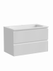 Тумба под раковину Sancos Snob R 80 см, цвет: Bianco SNR80W
