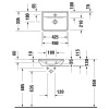 Фото раковина накладная duravit d-neo 45 см 738450041