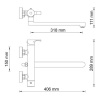 Фото смеситель для ванны wasserkraft berkel 4802l