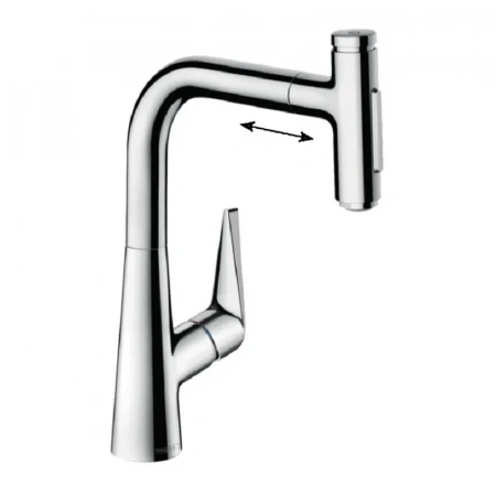 Фото смеситель для кухонной мойки hansgrohe select 72824000