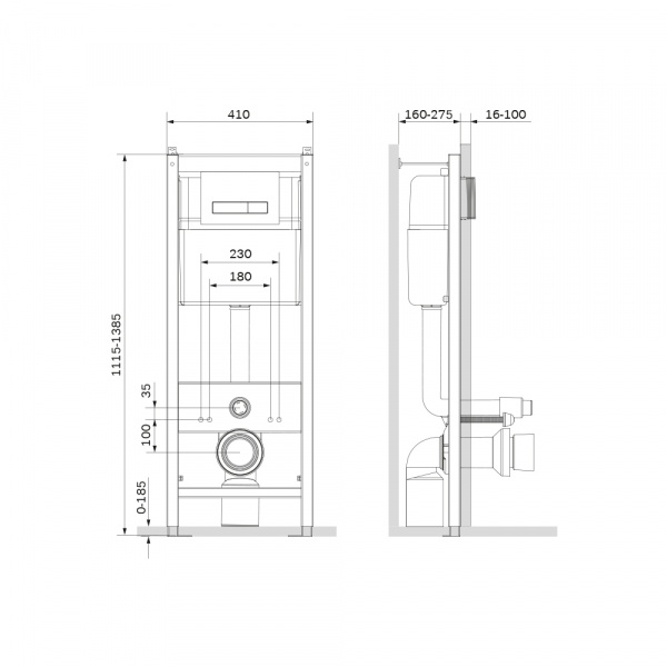Фото инсталляция для унитазов am.pm start i012703.0201