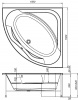 Фото фронтальная панель для ванны aquanet vista 150 254383