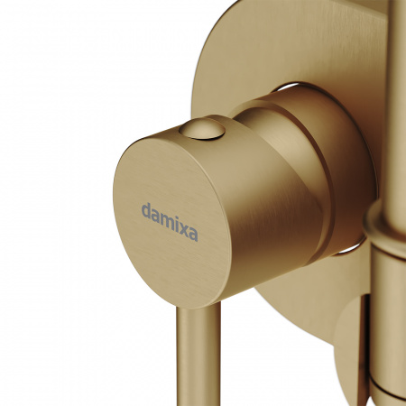 Фото смеситель с гигиеническим душем damixa option 214000000