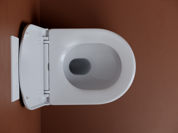 Фото унитаз подвесной, безободковый ceramicanova up cn4007