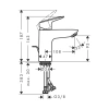 Фото смеситель для раковины hansgrohe logis 71102670