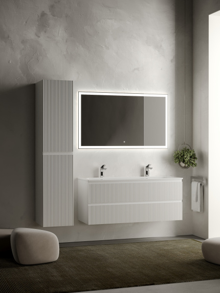 Фото тумба под раковину sancos snob r 120 см, цвет: bianco snr120w