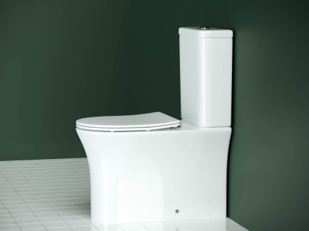 Фото унитаз-компакт, безободковый без бачка ceramicanova star cn1904-b