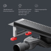 Фото душевой трап am.pm masterflow 40 см w01sc-p11-040-01bm
