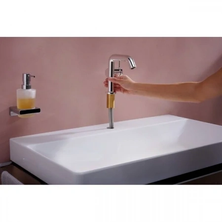 Фото смеситель для раковины hansgrohe tecturis s 73321000