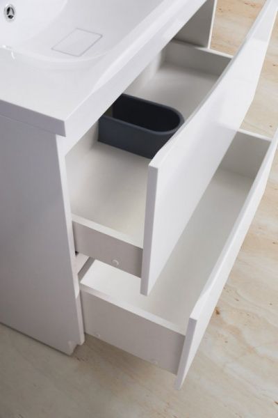 Фото тумба под раковину belbagno marino 90 см marino-900-2c-pia-bl-p цвет: bianco lucido