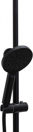 Фото душевая стойка allen brau eclipse 5.e1007-31 черный матовый