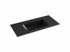Раковина накладная Ceramicanova Element 101 см, цвет: черный CN7003MB