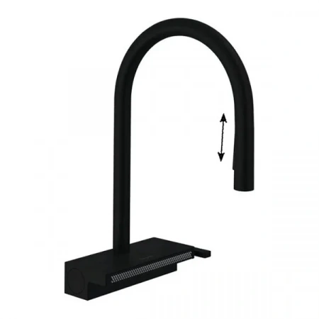 Фото смеситель для кухонной мойки hansgrohe aquno select 73837670