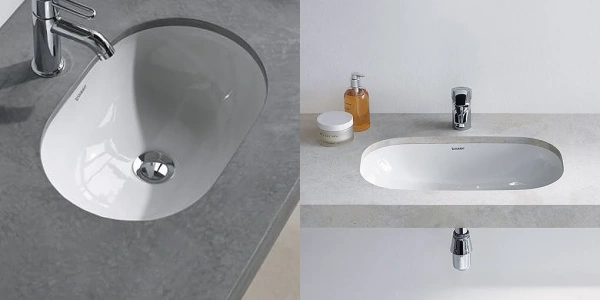 Фото раковина встраиваемая снизу duravit d-code 52.5 см 338490000