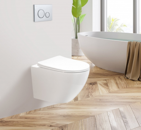 Фото унитаз подвесной belbagno sfera-r 49 см bb046chr