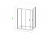Фото душевое ограждение royal bath hpd rb8100hpd-t-bl 100x80 см
