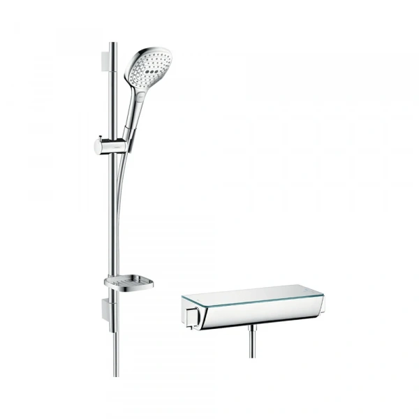 Фото термостатический смеситель для душа hansgrohe raindance select e 27038400