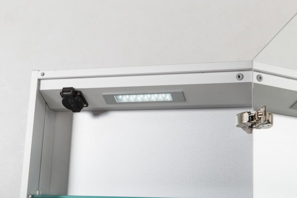 Фото зеркальный шкаф belbagno 50 см spc-1a-dl-bl-500