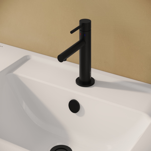 Фото смесители для раковины vitra origin a4255636wtc цвет черный