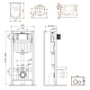 Фото унитаз с инсталляцией am.pm like is49038.801900