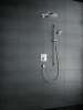 Фото термостатический смеситель для душа hansgrohe shower select 15763670