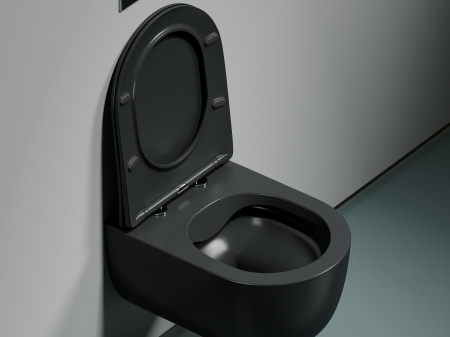 Фото унитаз подвесной, безободковый ceramicanova modena cn6063mdh