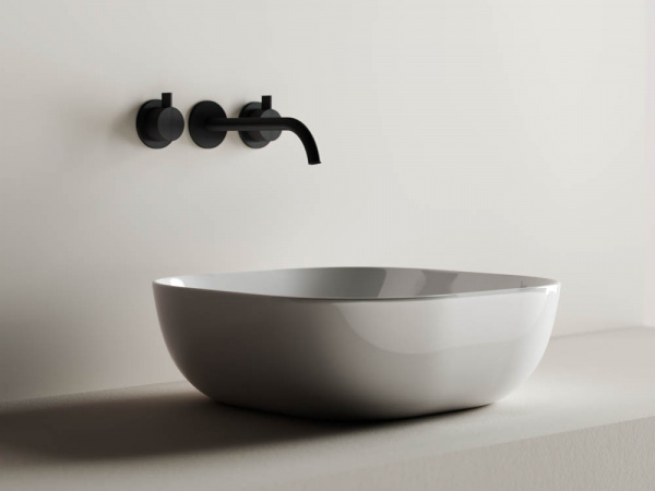 Фото раковина накладная ceramicanova element 42.5 см, цвет: белый cn6010