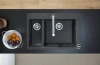 Фото смеситель для кухонной мойки hansgrohe metris select 73804000_vstvo