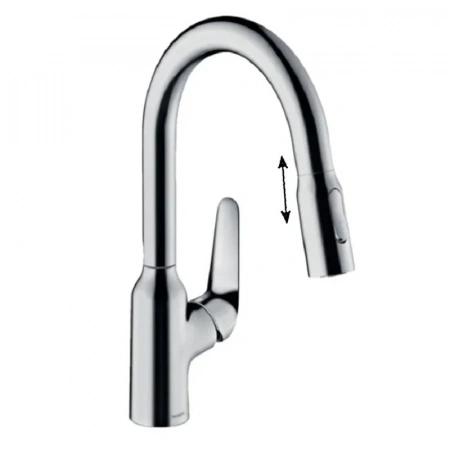 Фото смеситель для кухонной мойки hansgrohe focus 71862000