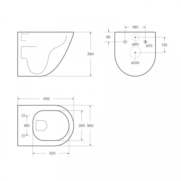 Фото унитаз подвесной belbagno amanda 50 см с сиденьем bb051ch-tor-fc/sc