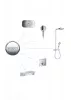 Фото термостатический смеситель для душа hansgrohe shower select 15763340