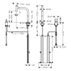 Фото смеситель для кухонной мойки hansgrohe metris select 73804000_vstvo