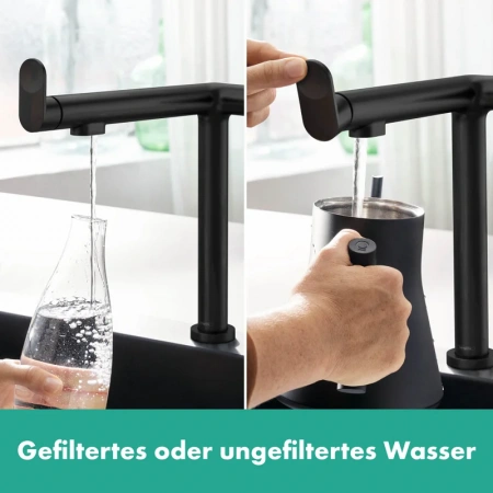 Фото смеситель для кухонной мойки hansgrohe aqittura 76802670