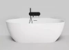 Ванна из искусственного камня Salini Alda Wall 170x90 см 101925M матовая