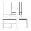 Фото тумба с раковиной comforty франкфурт 90 см 00-00002048