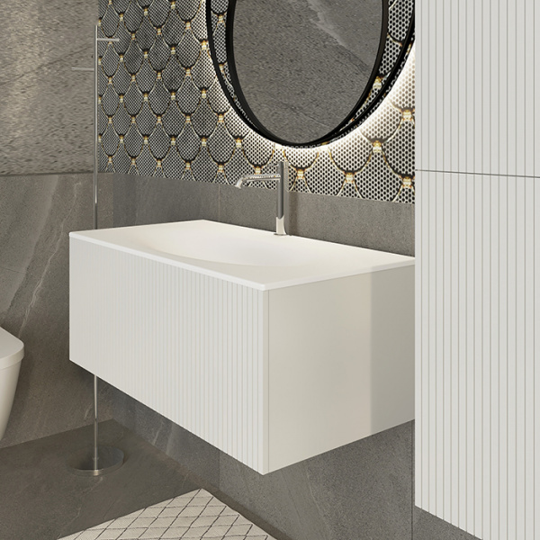 Фото тумба с раковиной tw collection shape 102 см shap100-b+547001*1