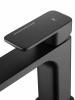 Фото смеситель для раковины wonzon & woghand цвет: черный ww-691101-mb