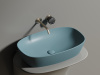 Фото раковина накладная ceramicanova element 60 см, цвет: зеленый cn6049mlg