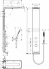 Фото душевая панель hansgrohe crometta s 240 1jet showerpipe 27008400