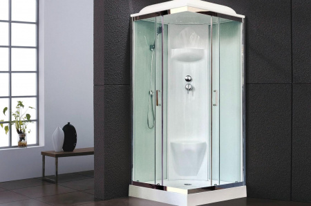 Фото душевая кабина royal bath нр rb80hp6-wt-ch 80x80 см