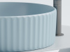 Фото раковина накладная ceramicanova element 36 см, цвет: голубой cn6057ml