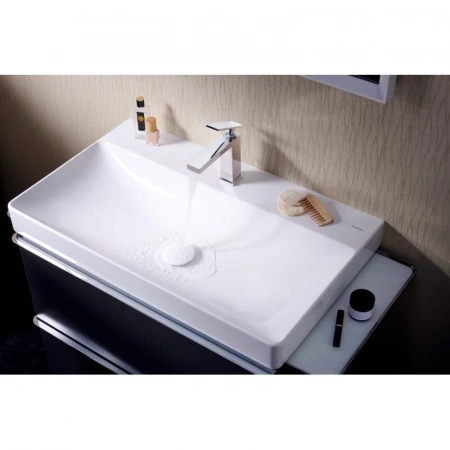 Фото смеситель для раковины hansgrohe tecturis e 73014000